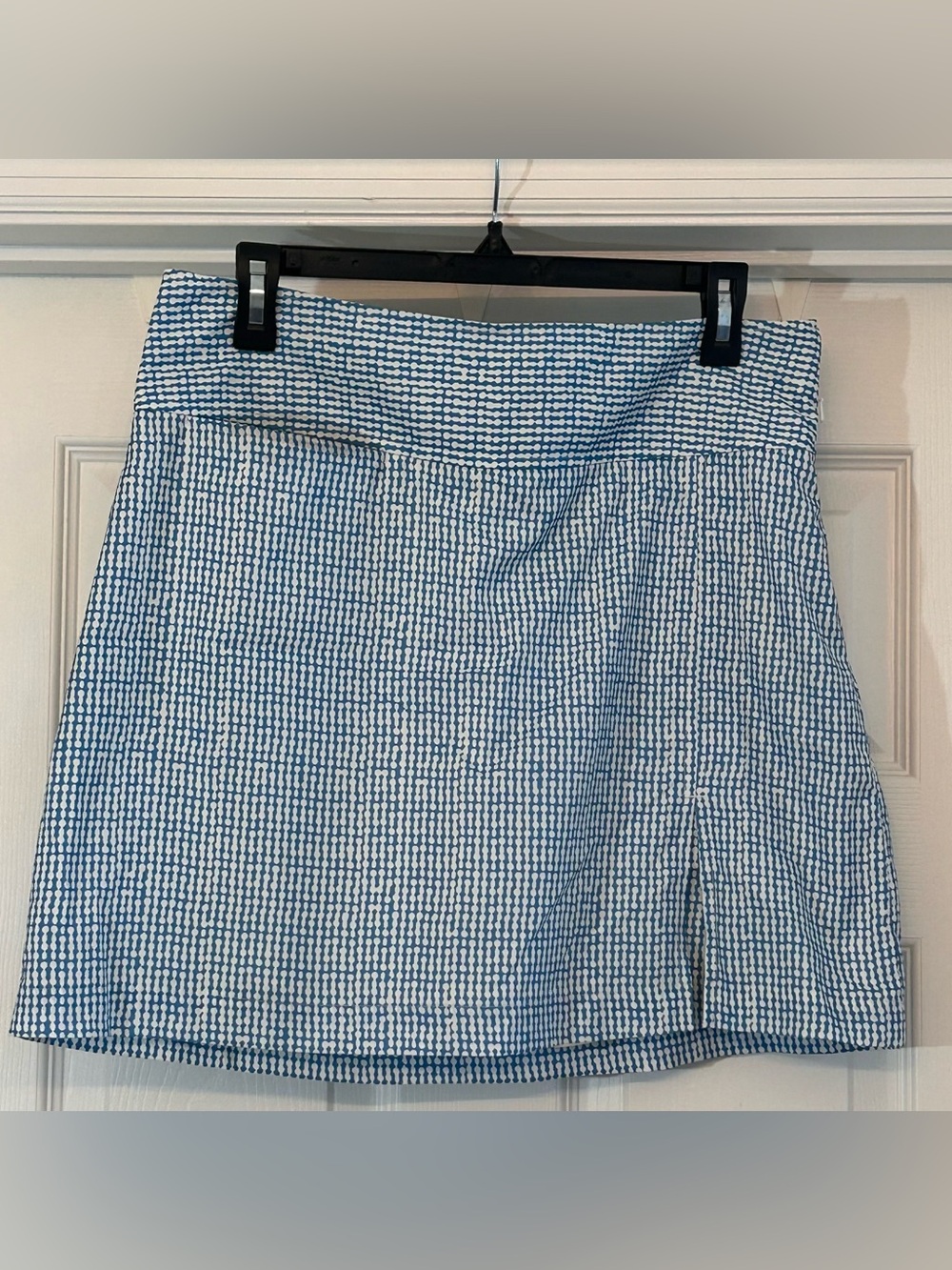 IZOD Blue White X-Treme Function Golf Stretch Athletic Skort/Skirt size 8